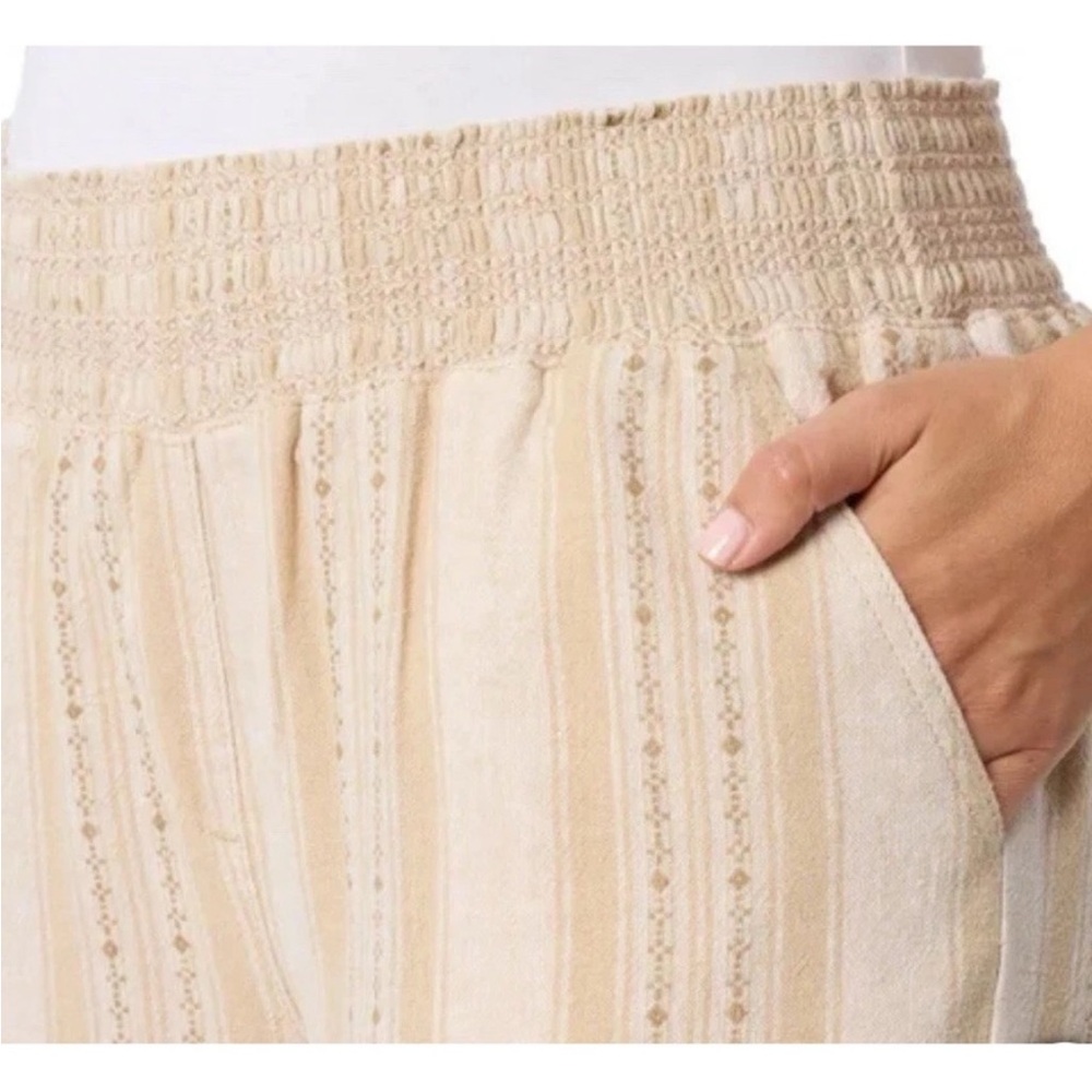 Briggs New York Women's Linen Blend Pull-On Pants – Tan, Size XXL, Relaxed. NWT - Picture 14 of 15
